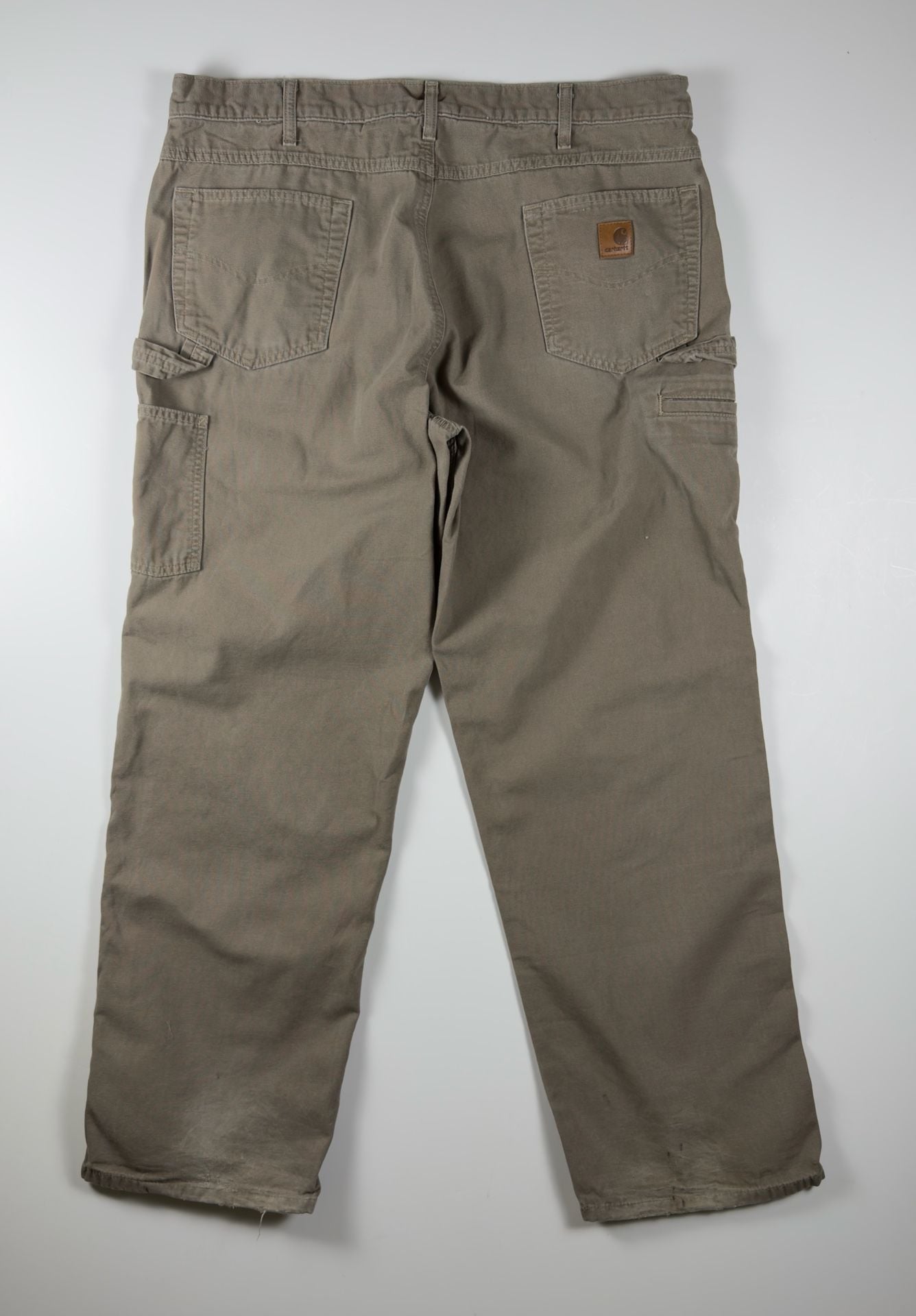 Vintage Carhartt B159 MUS Loose Fit Canvas Carpenter Pants 40 x 32 Mushroom 8