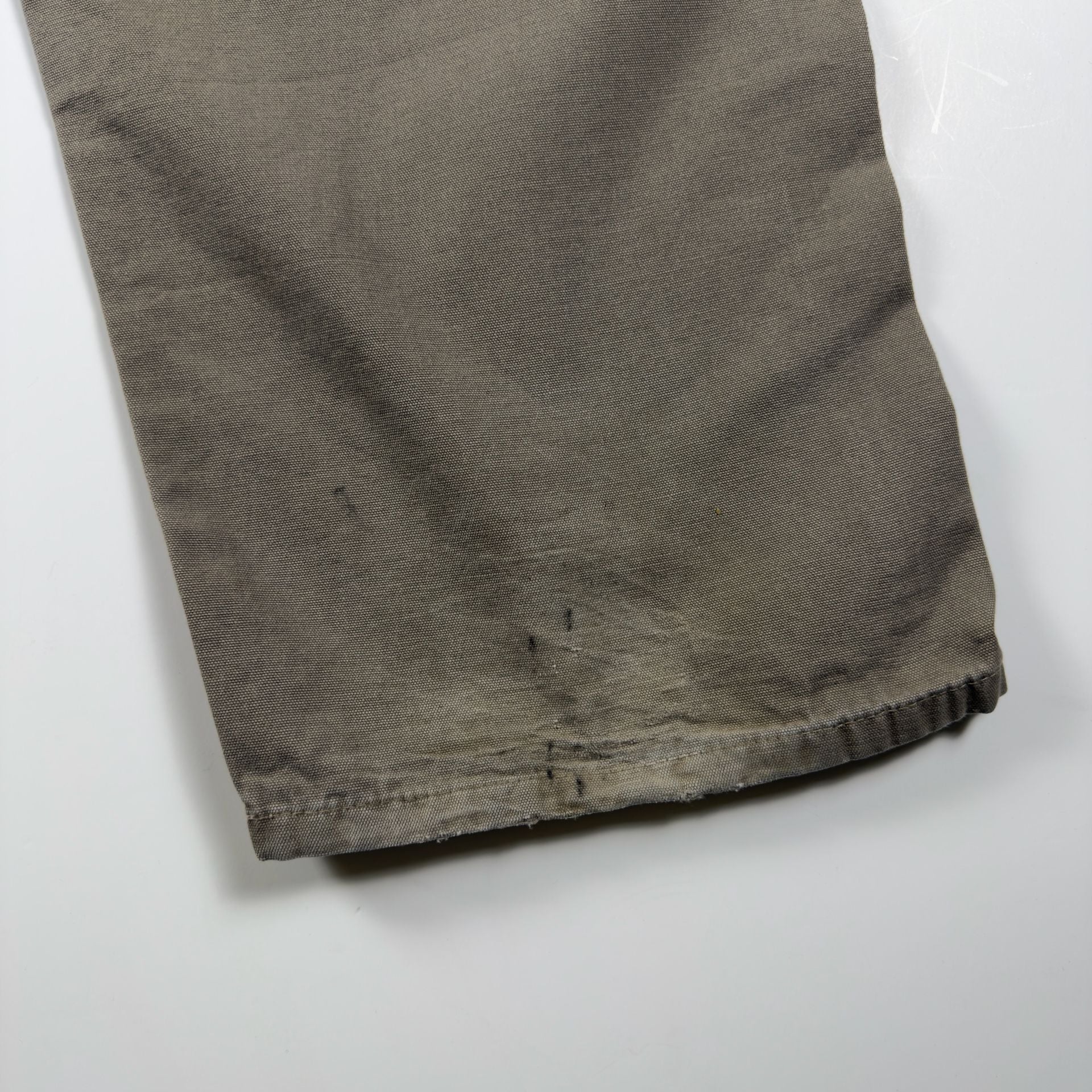 Vintage Carhartt B159 MUS Loose Fit Canvas Carpenter Pants 40 x 32 Mushroom 12