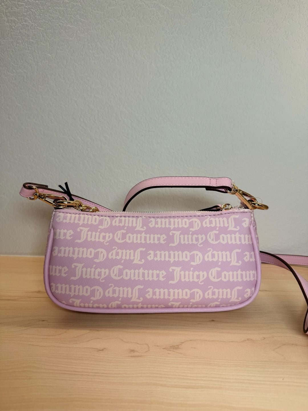 Juicy Couture Love Your Couture Quilted Monogram Crossbody Bag in Lilac Mist Tonal 5