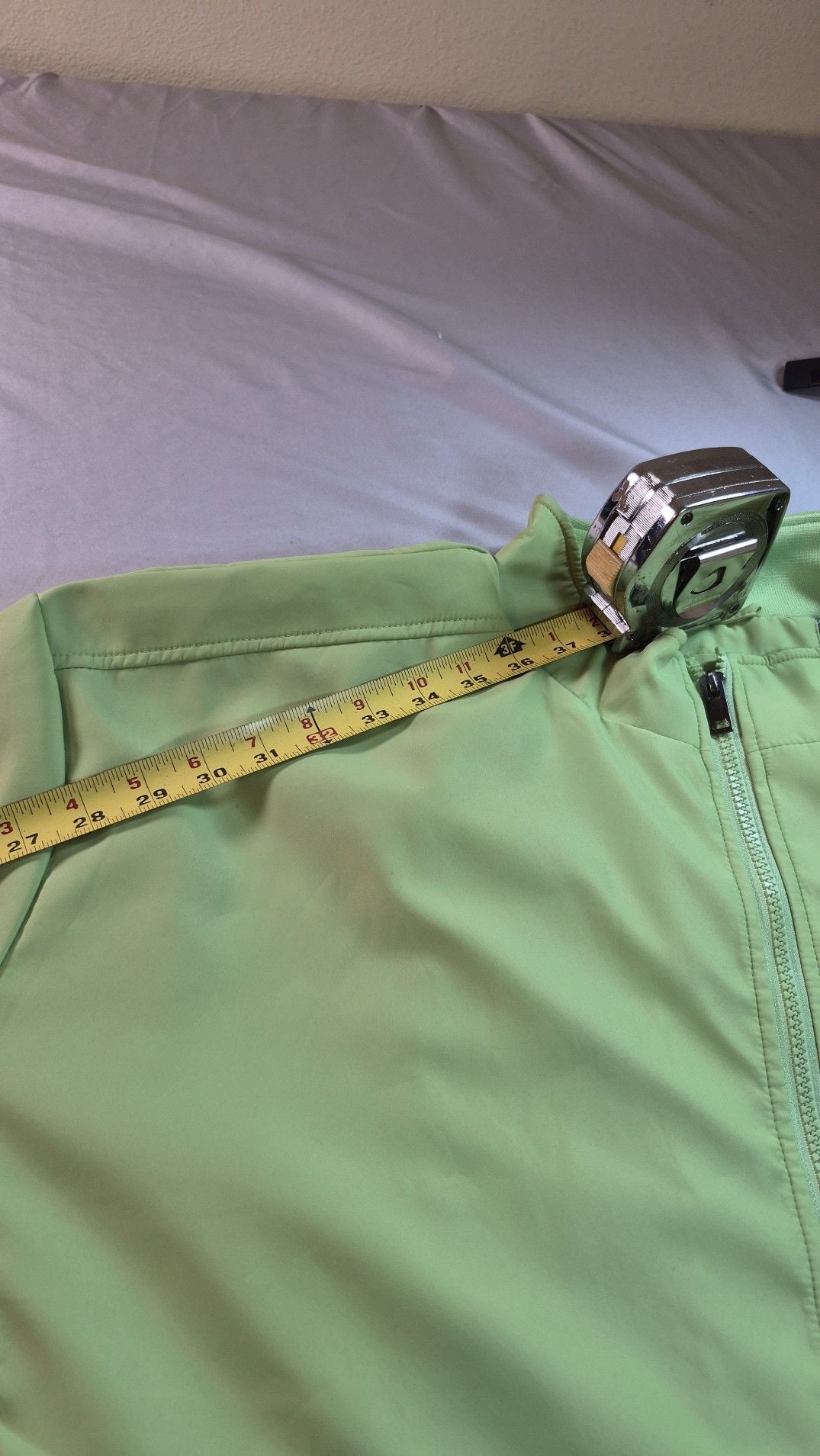 Mens Lightweight Green Full Zip Bomber Windbreaker Jacket 4XL 7