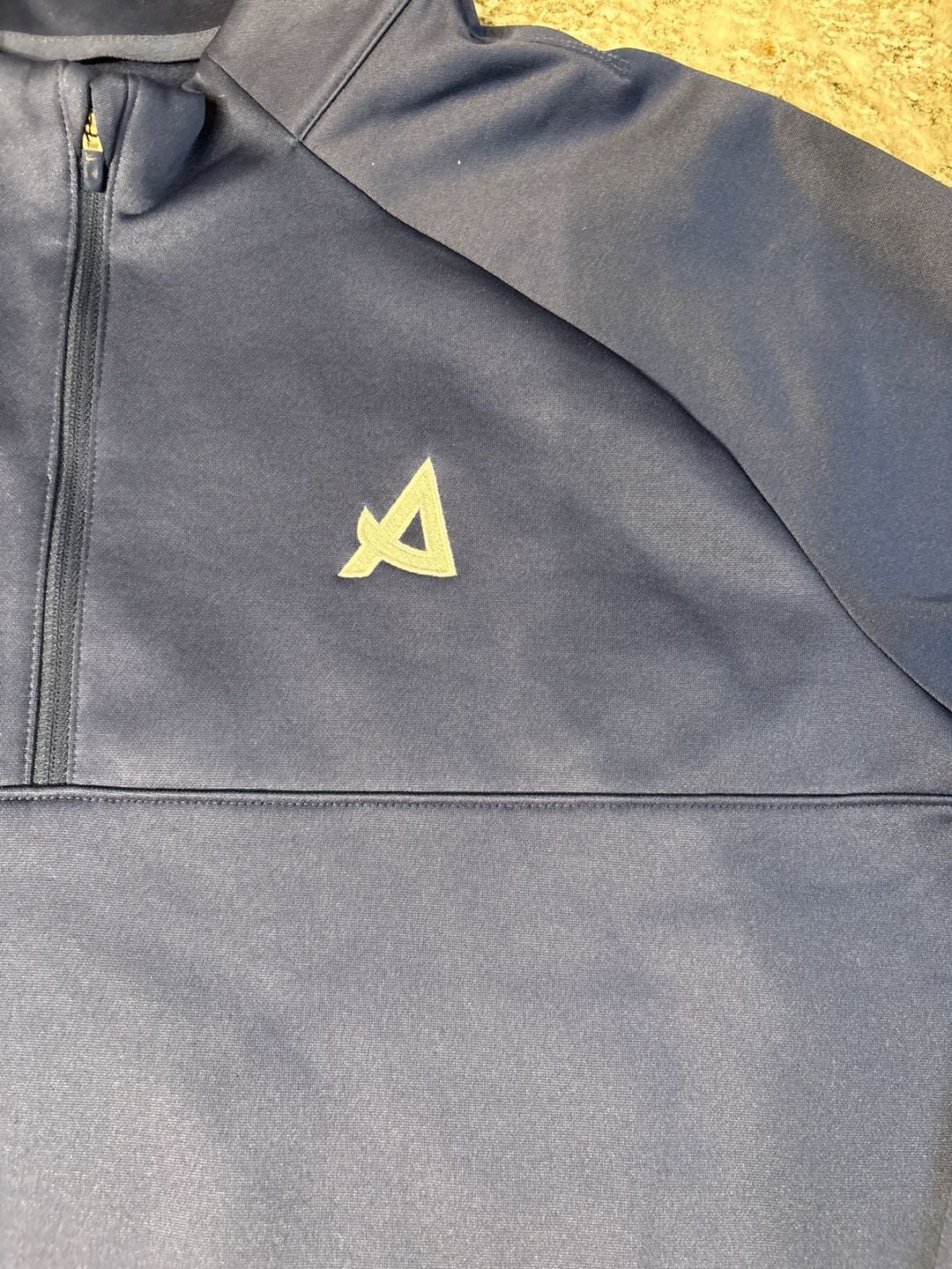 Nike Performance 1/4 Zip Pullover Jacket Navy Blue Men's XL 3