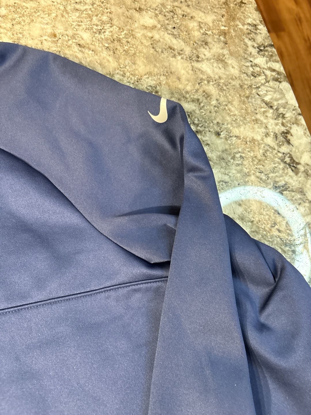 Nike Performance 1/4 Zip Pullover Jacket Navy Blue Men's XL 4