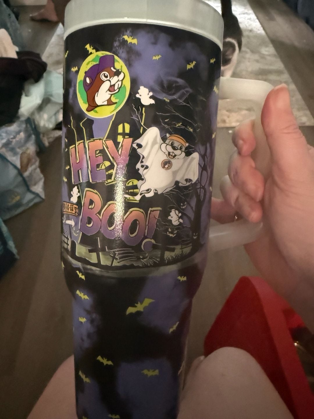 Buc-ee's 2024 Halloween Hey Boo! Glow In The Dark 40oz Tumbler 1