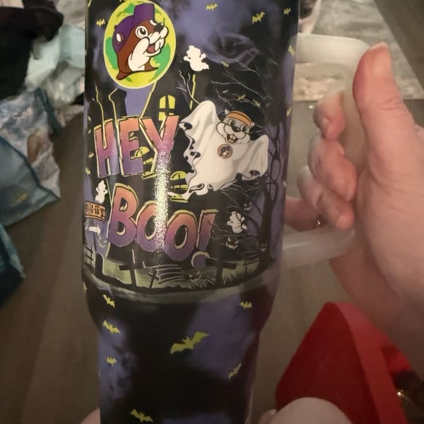 Buc-ee's 2024 Halloween Hey Boo! Glow In The Dark 40oz Tumbler