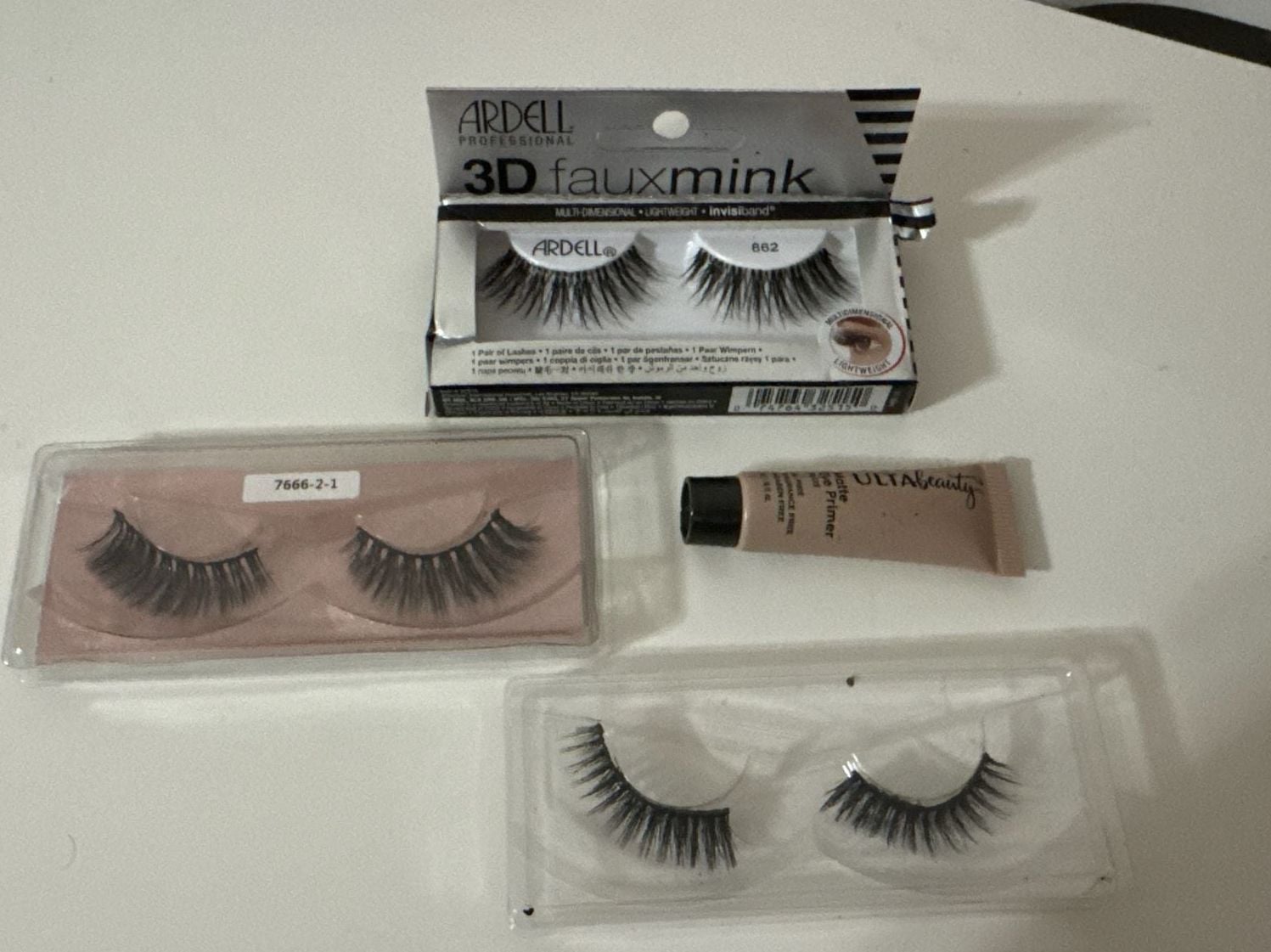 Ardell 3D Faux Mink 862 Lashes Bundle with Ulta Matte Eye Primer and Extra Eyelashes
1