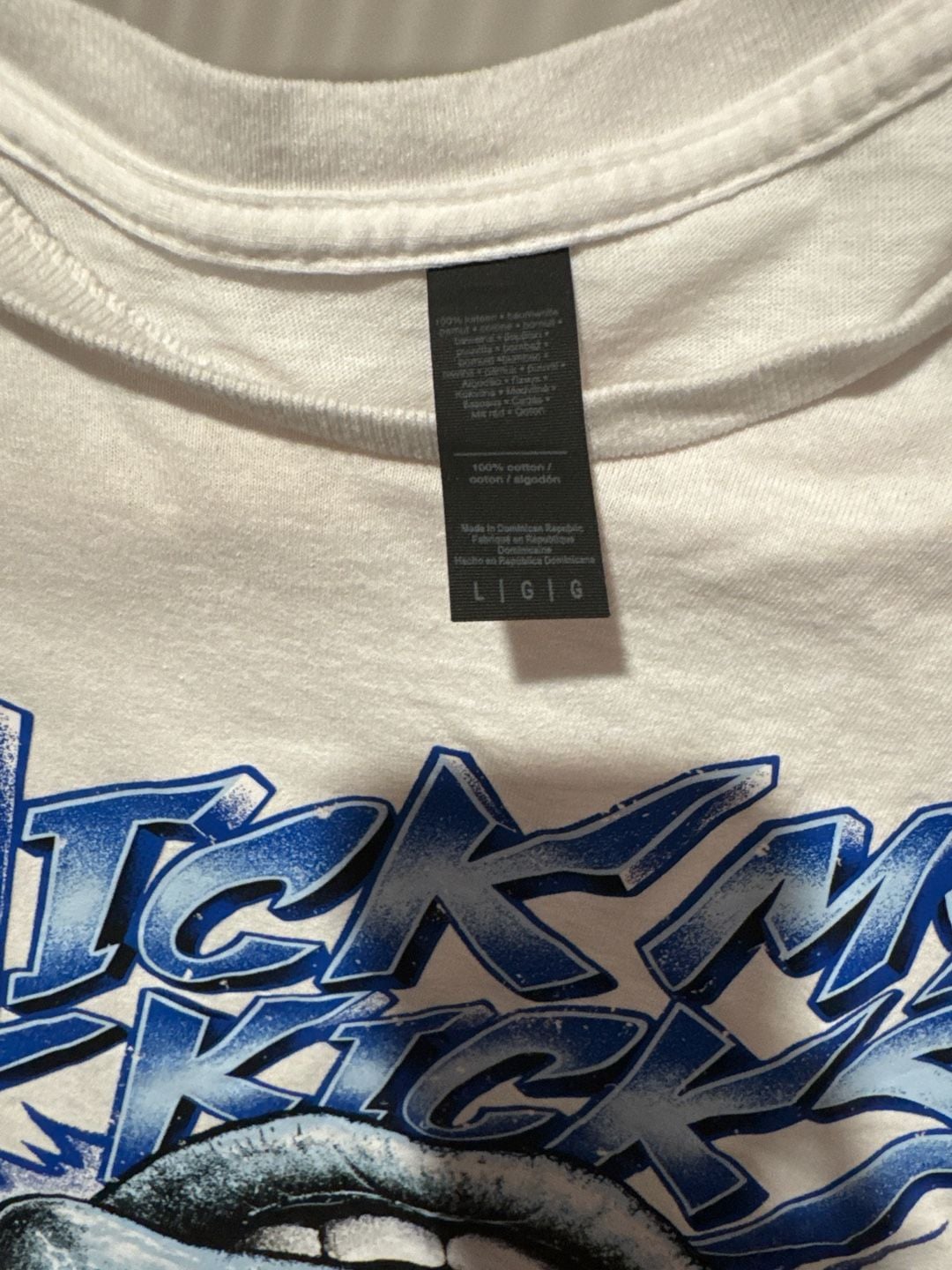 DopeSkill Lick My Kicks Graphic White T-Shirt 5