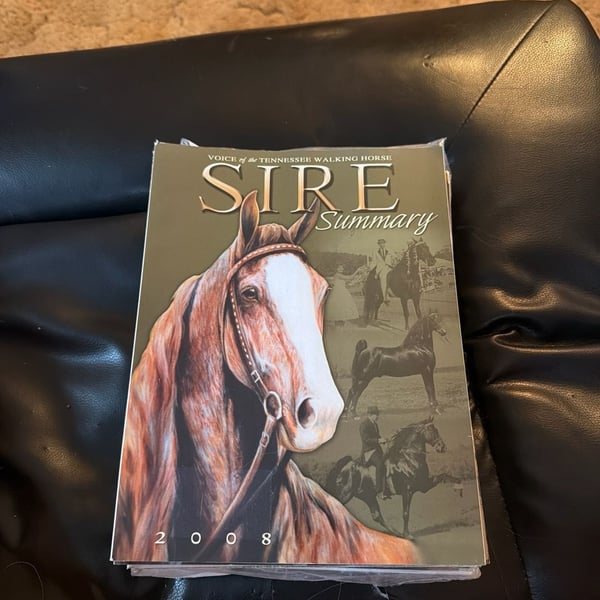 2008 Sire Summary: Voice of the Tennessee Walking Horse Magazine