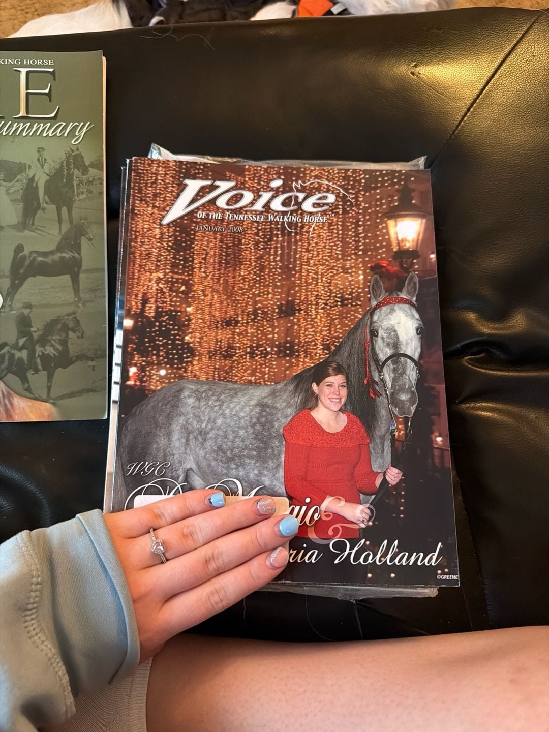 Voice of the Tennessee Walking Horse Magazine January 2008 Maria Holland Issue 1