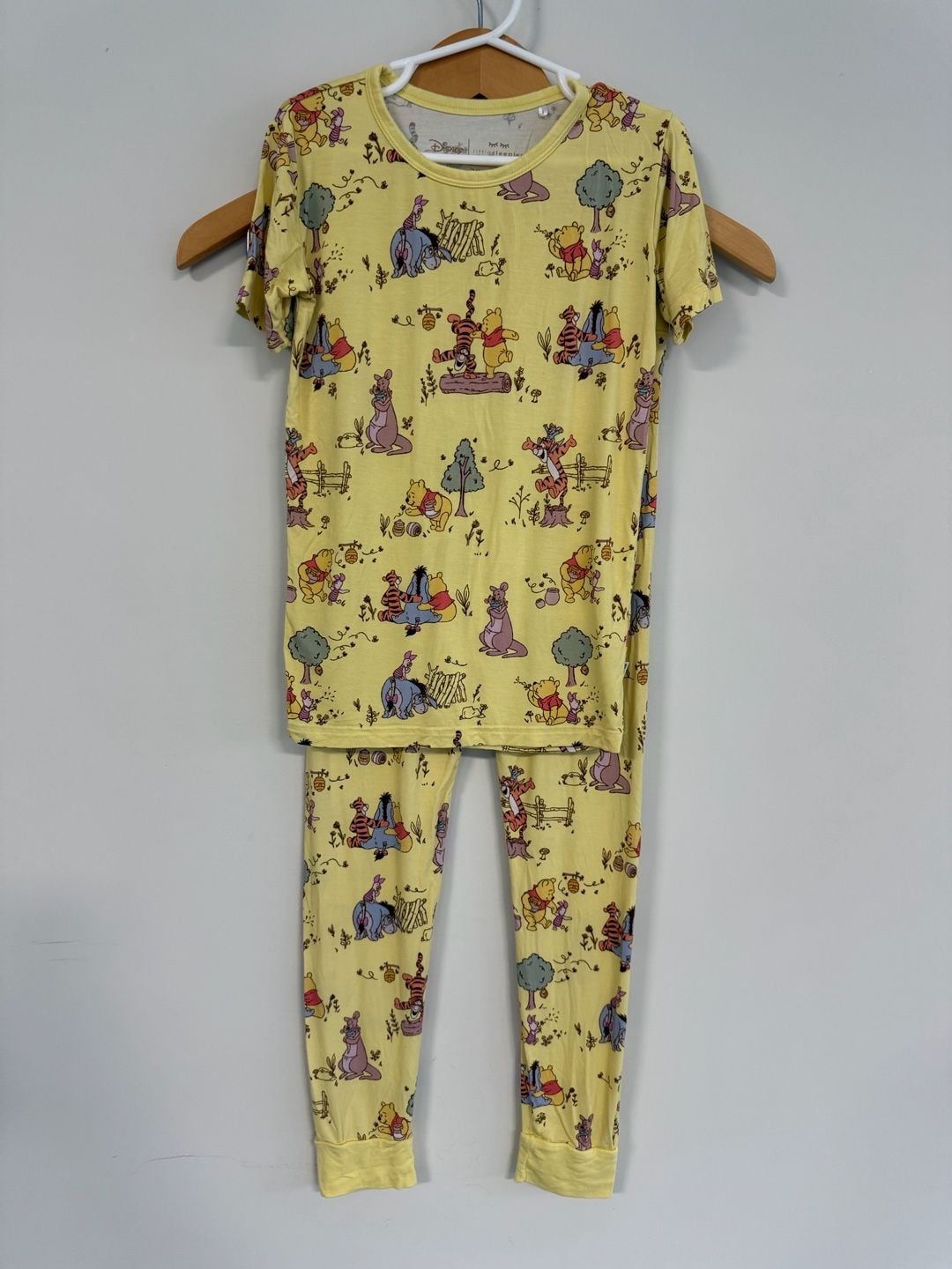 Little Sleepies Disney Playtime With Pooh Bamboo Two-Piece Pajama Set 1