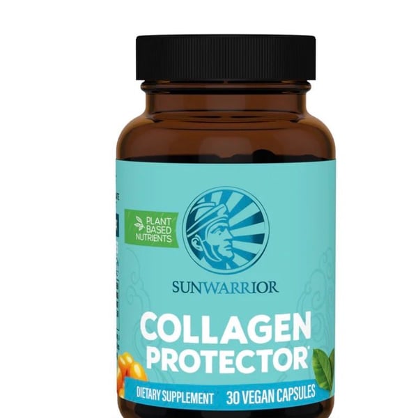 Sunwarrior Collagen Protector Plant-Based Dietary Supplement - 30 Vegan Capsules