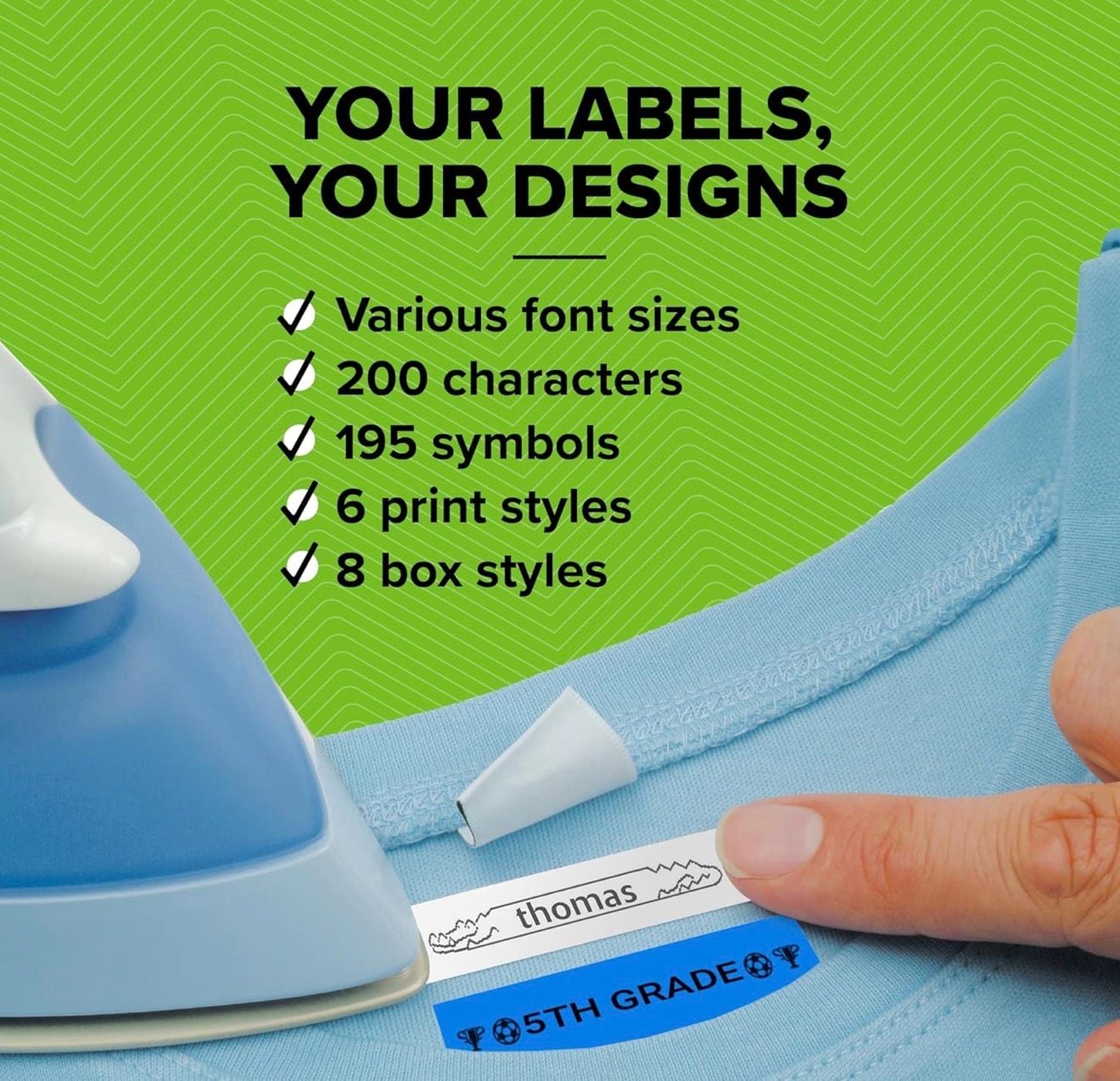 DYMO LetraTag LT-100H Handheld Label Maker Bundle with 3 Bonus Labels 5