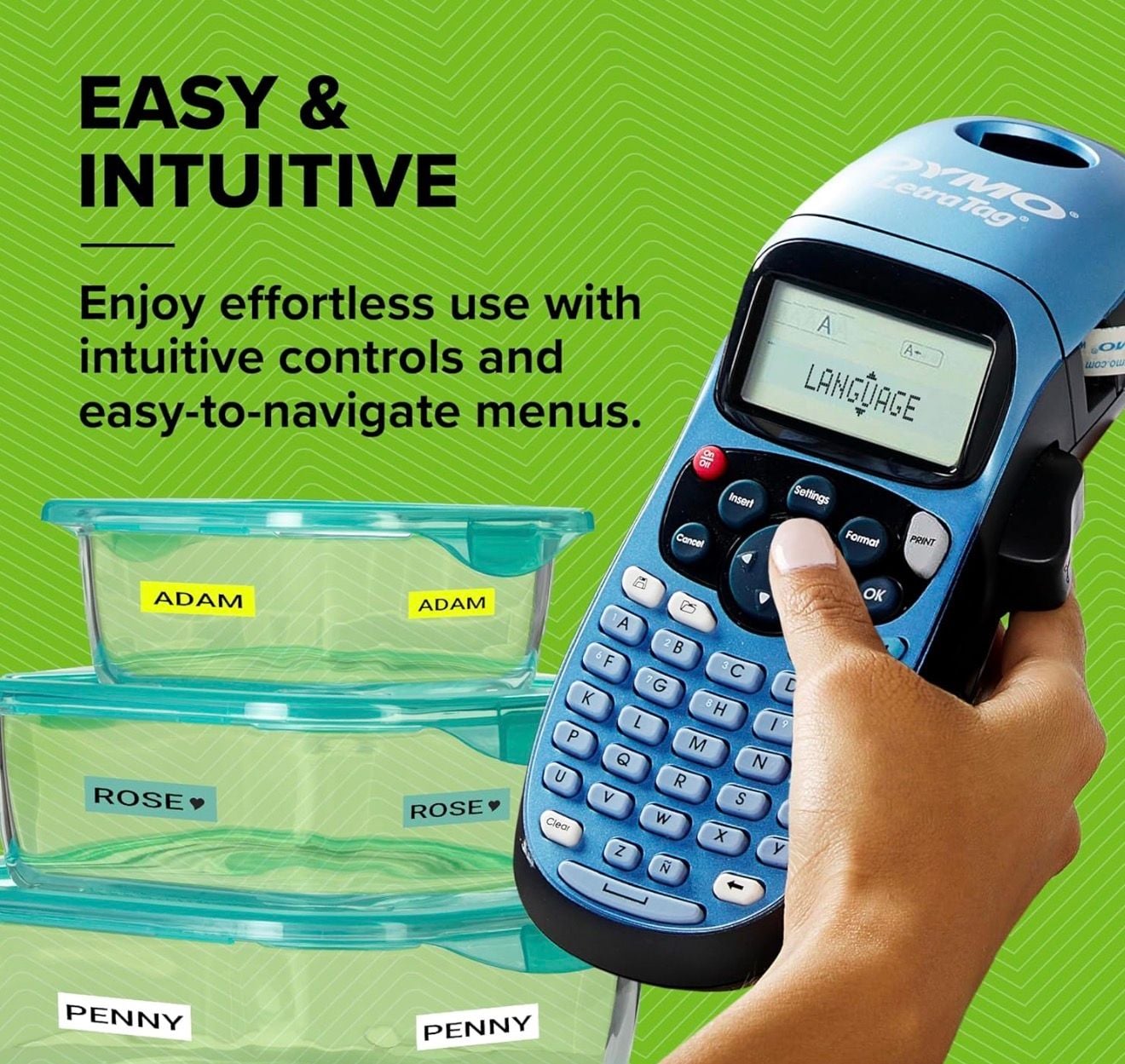 DYMO LetraTag LT-100H Handheld Label Maker Bundle with 3 Bonus Labels 6