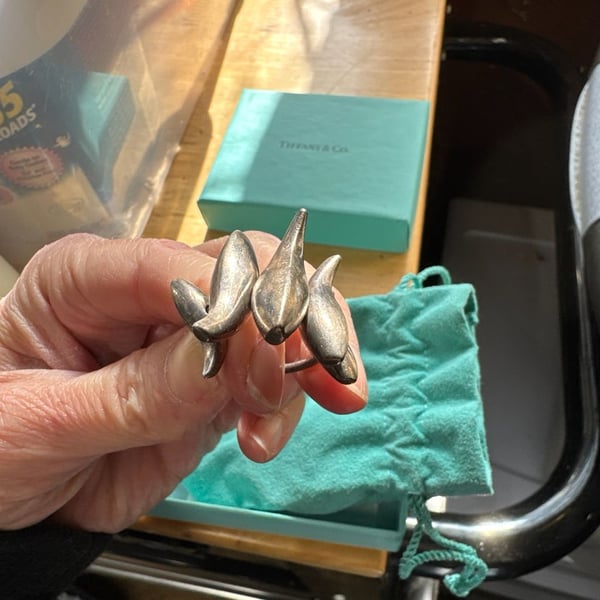 Tiffany & Co. Frank Gehry Sterling Silver Fish