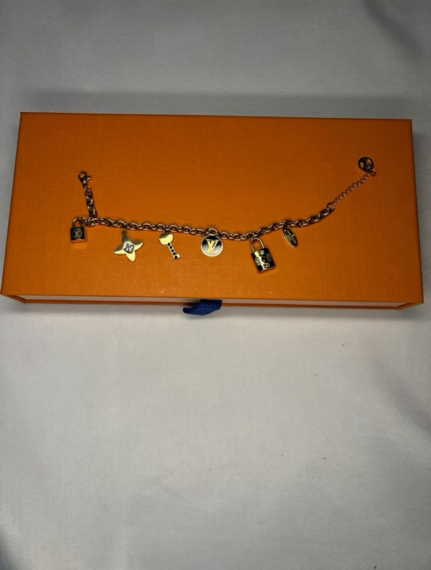 Elegant Gold Plated Charm Bracelet 11