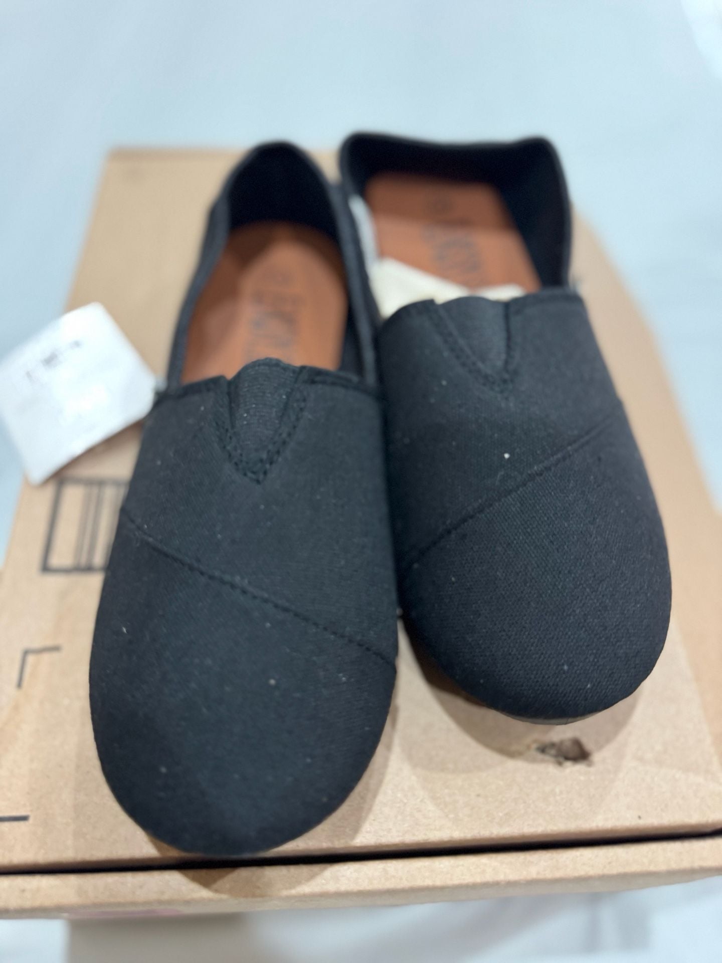 EasyUSA Women's Black Canvas Alpargata Slip-On Shoes 4