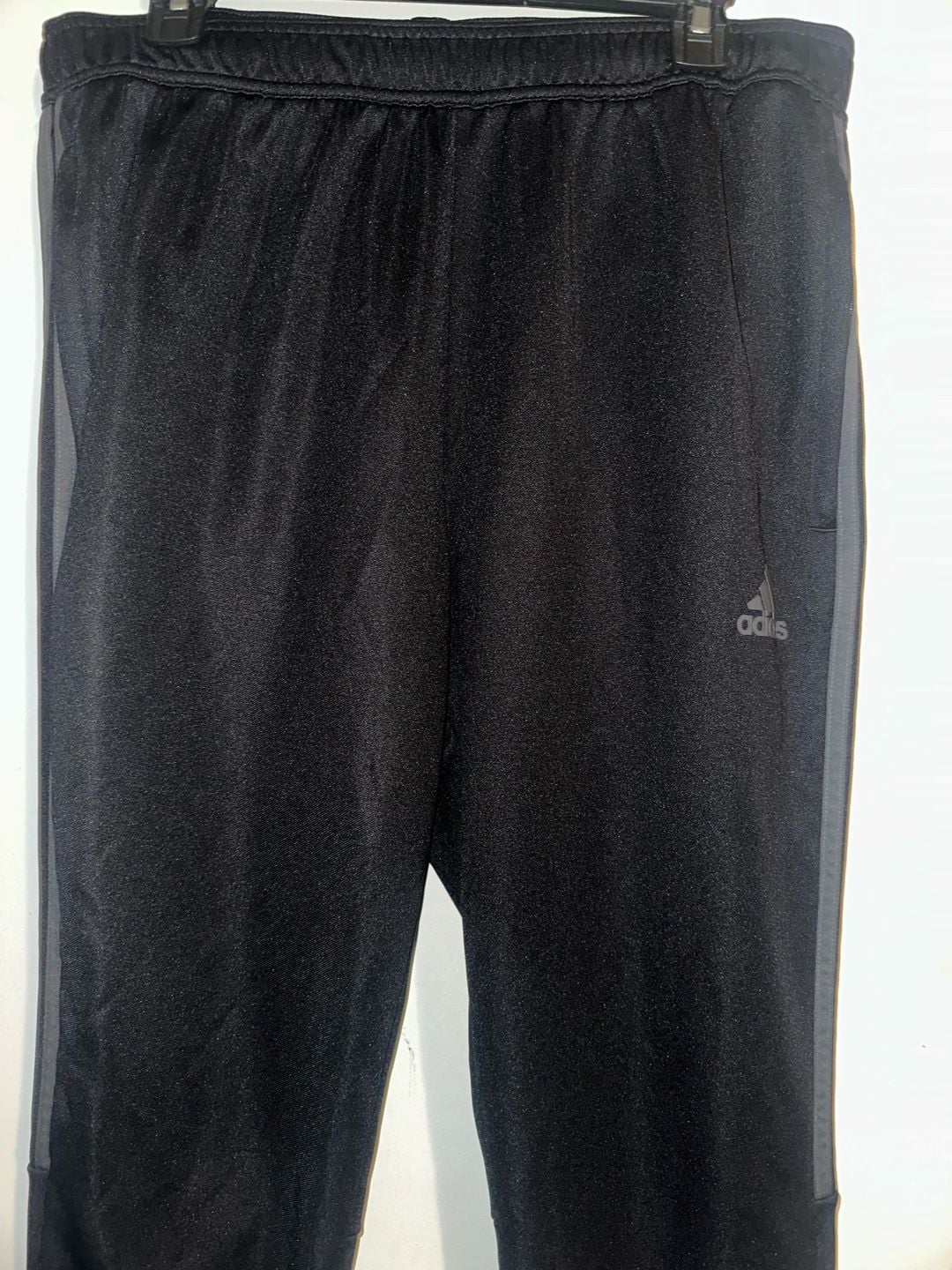 adidas AEROREADY Primegreen XL Black and Gray 3-Stripes Track Pants size XL 3