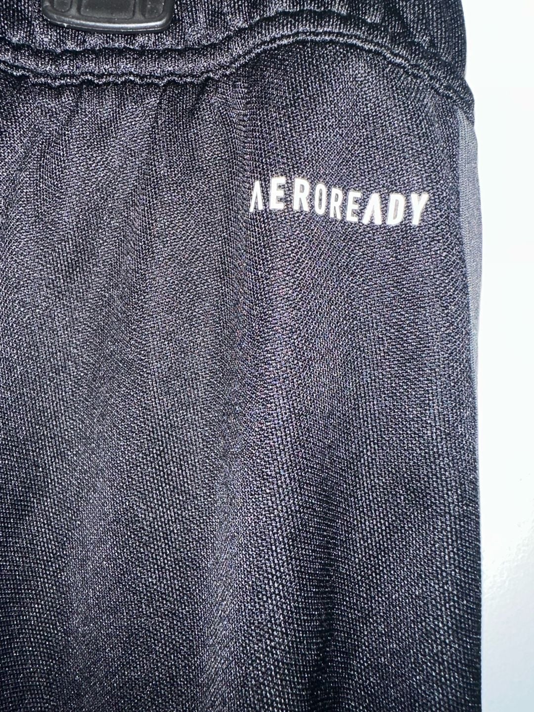 adidas AEROREADY Primegreen XL Black and Gray 3-Stripes Track Pants size XL 6