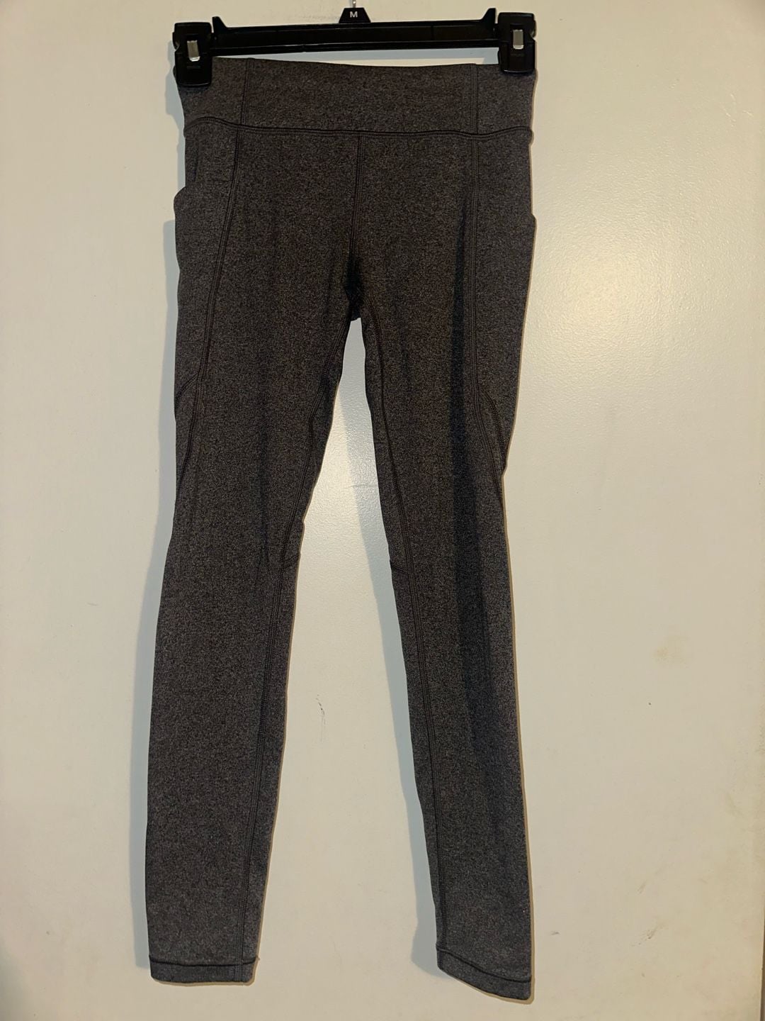 Athleta Girl M/8-10 Stash Your Treasures Tight Heathered Grey Leggings 2