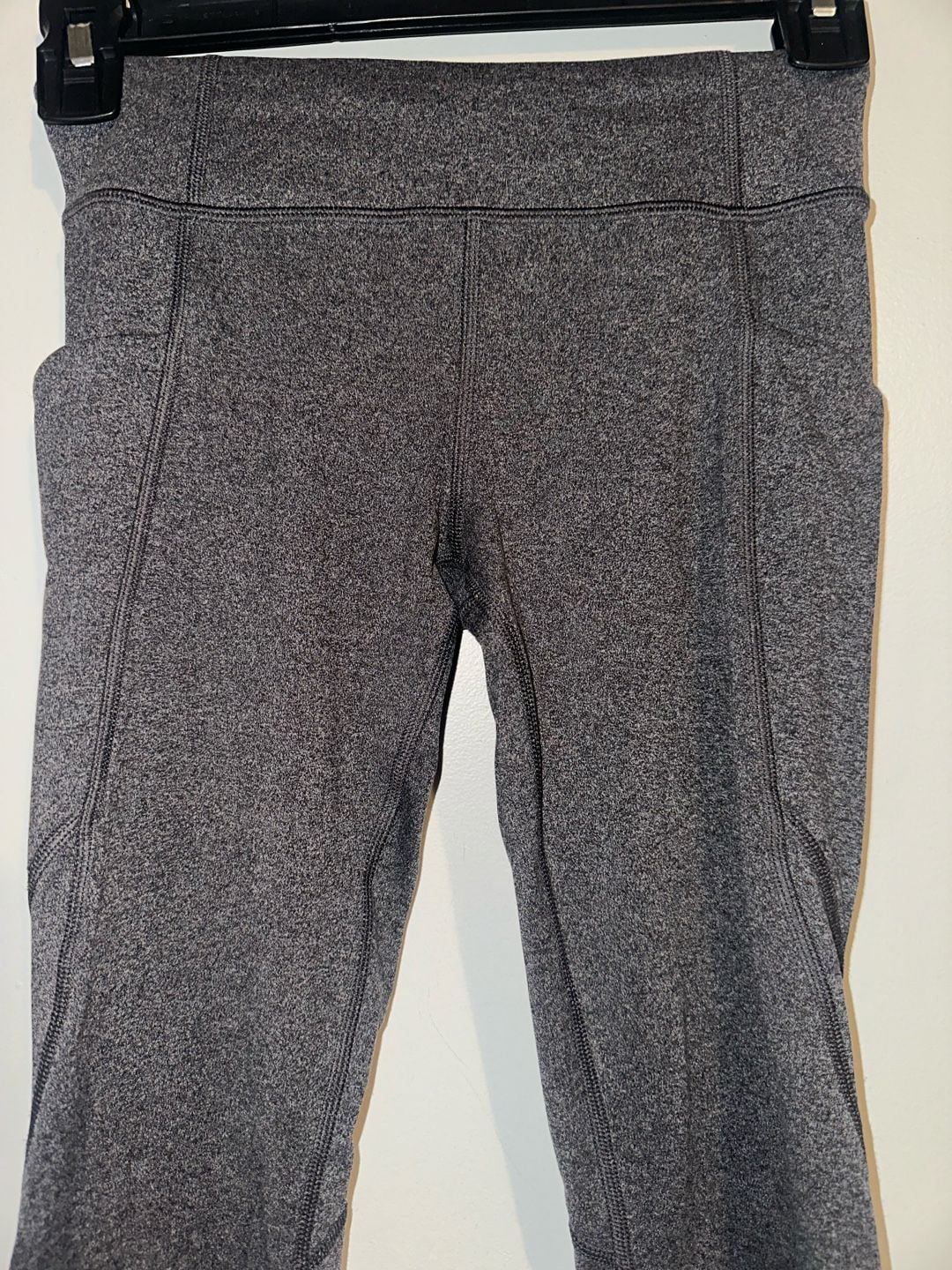 Athleta Girl M/8-10 Stash Your Treasures Tight Heathered Grey Leggings 3