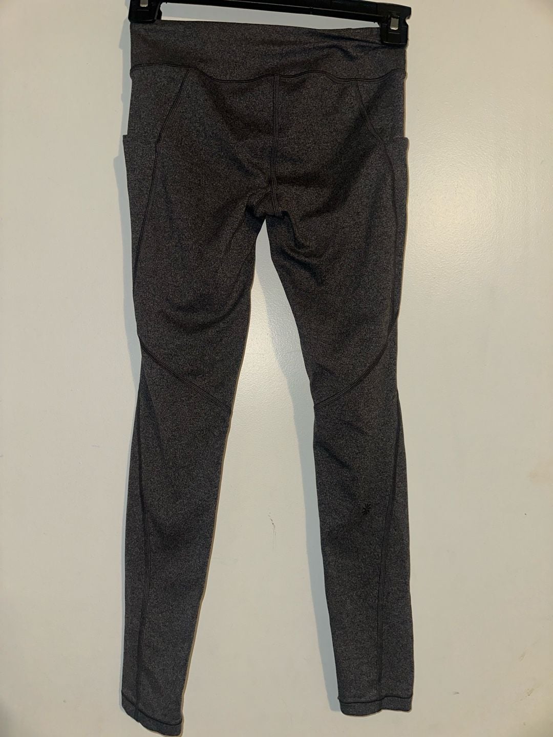Athleta Girl M/8-10 Stash Your Treasures Tight Heathered Grey Leggings 4