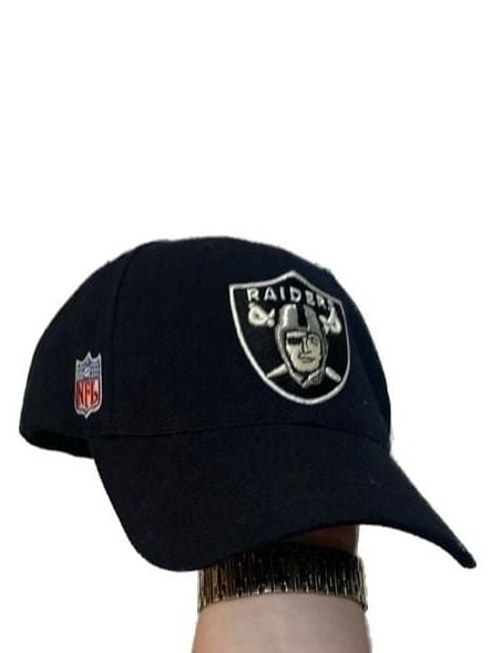 Vintage Oakland Raiders Reebok NFL Team Apparel On Field Strapback Hat 2