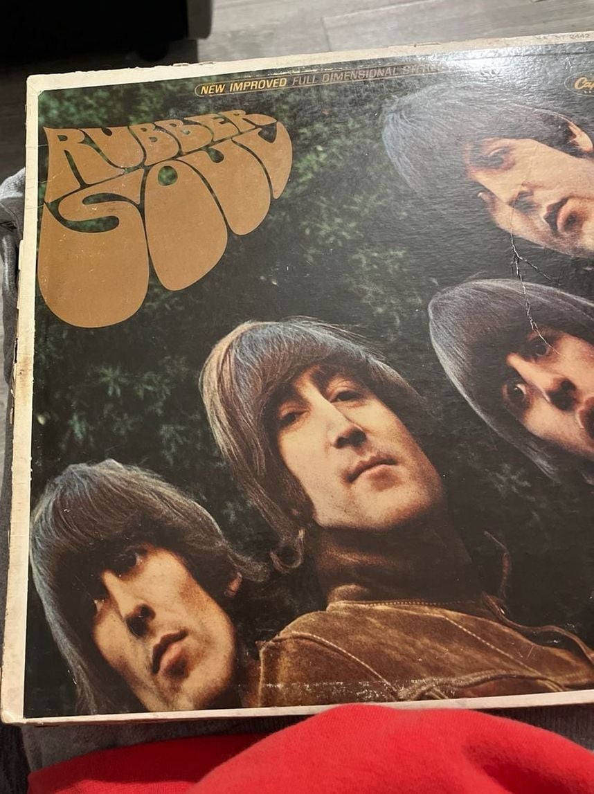 The Beatles Rubber Soul LP Vinyl Album ST 2442 US Stereo Pressing 6