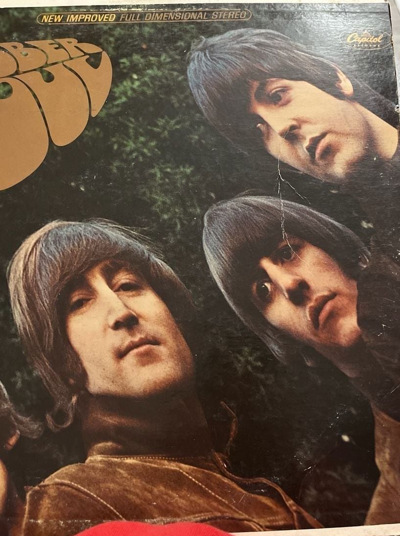 The Beatles Rubber Soul LP Vinyl Album ST 2442 US Stereo Pressing 7