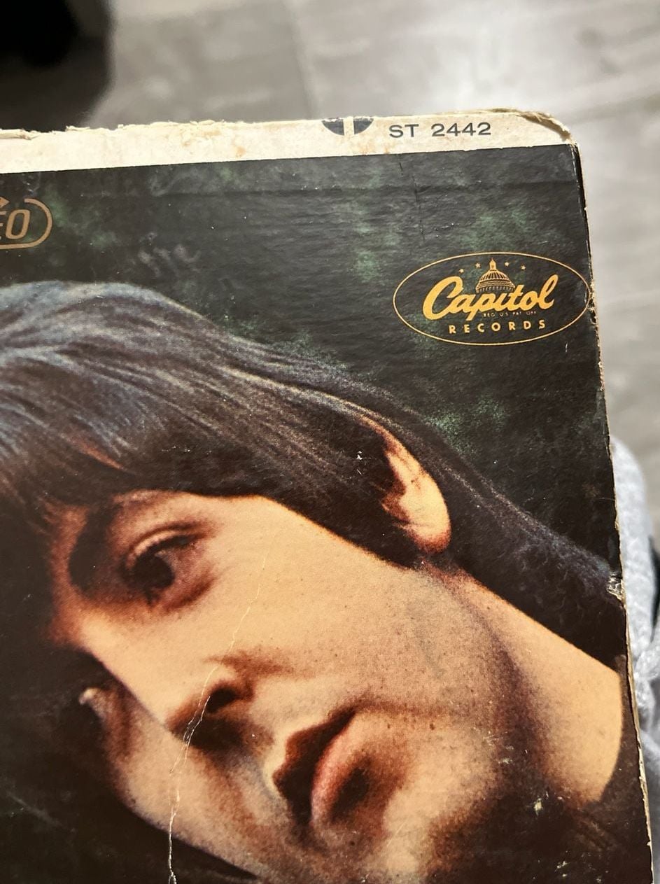 The Beatles Rubber Soul LP Vinyl Album ST 2442 US Stereo Pressing 8