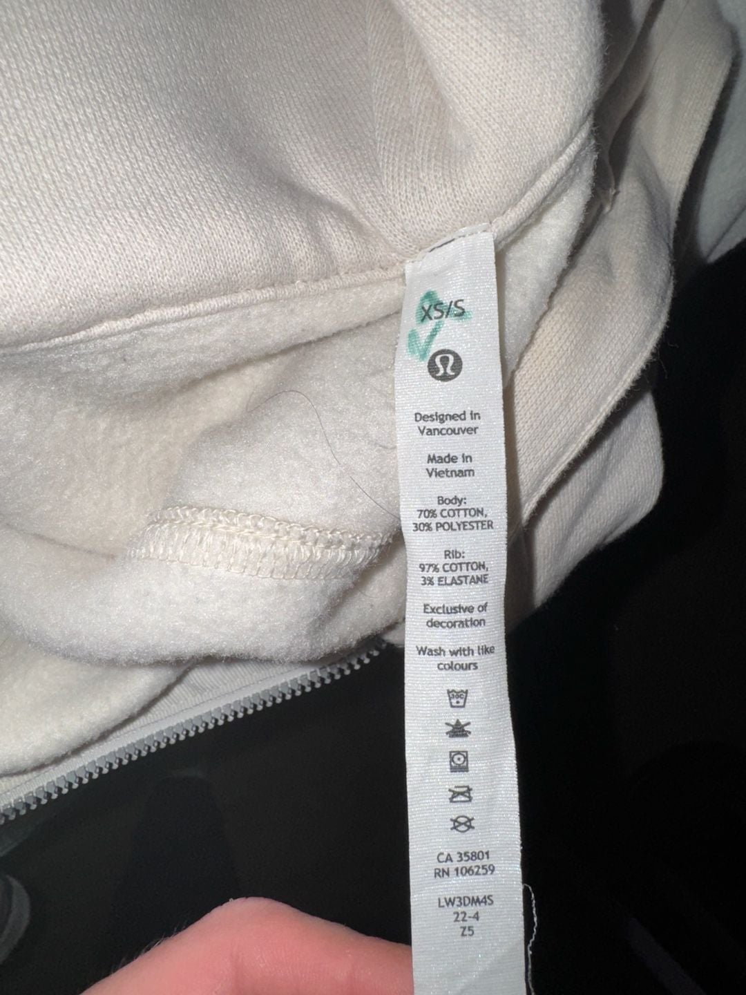 lululemon Scuba Oversized Half-Zip Hoodie XS/S 7