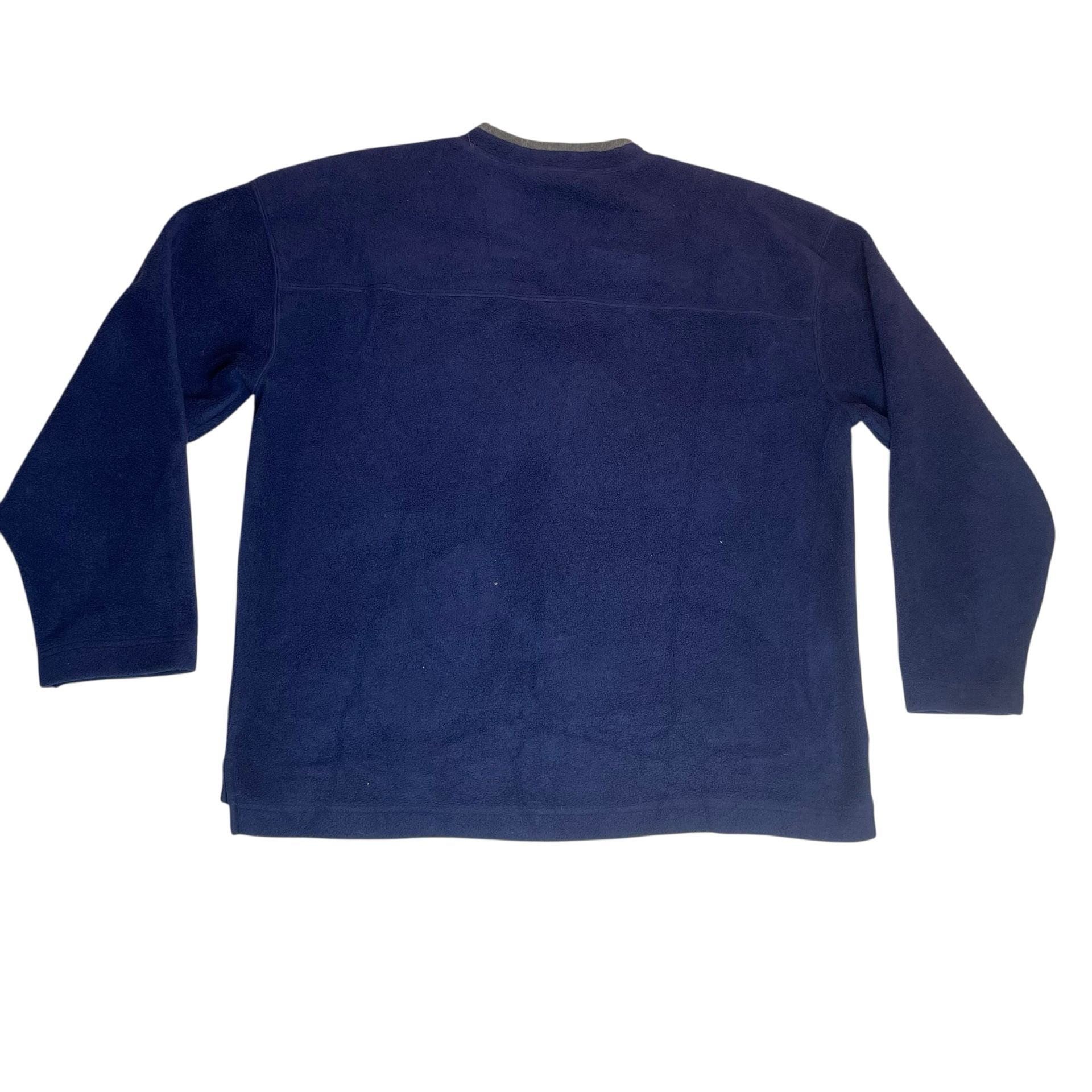 Colorado Fleece Pullover Sweatshirt Blue V-Neck Mens Large 7
