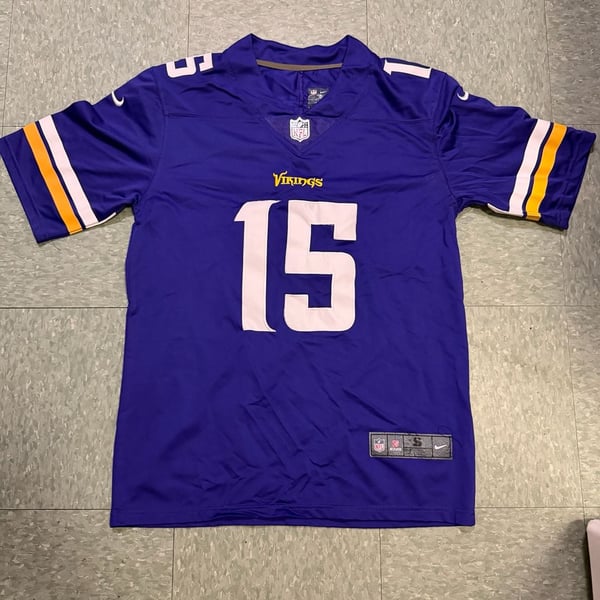 Nike NFL Minnesota Vikings Joshua Dobbs #15 On Field Game Jersey Men's Size Small
