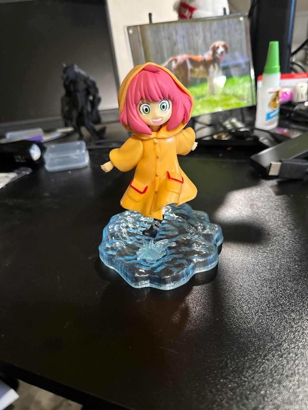 Spy x Family Anya Forger Raincoat Water Splash Resin Statue Figure 1