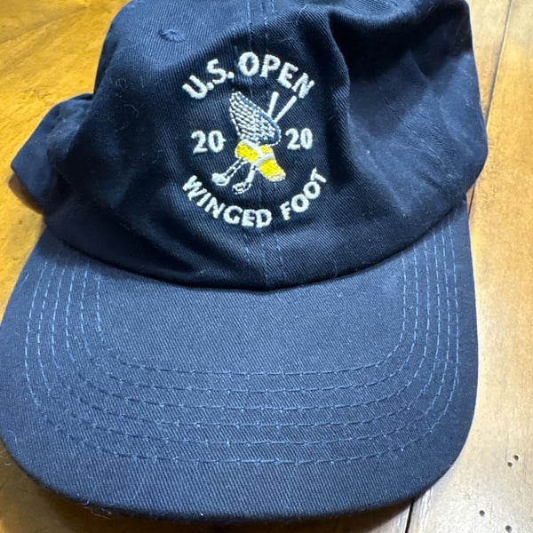 USGA 2020 U.S. Open Winged Foot Golf Club Navy Blue Adjustable Hat