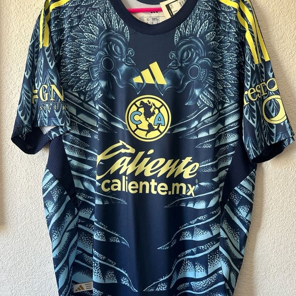 Adidas Club América 2025/26 Authentic Away Jersey - Blue
