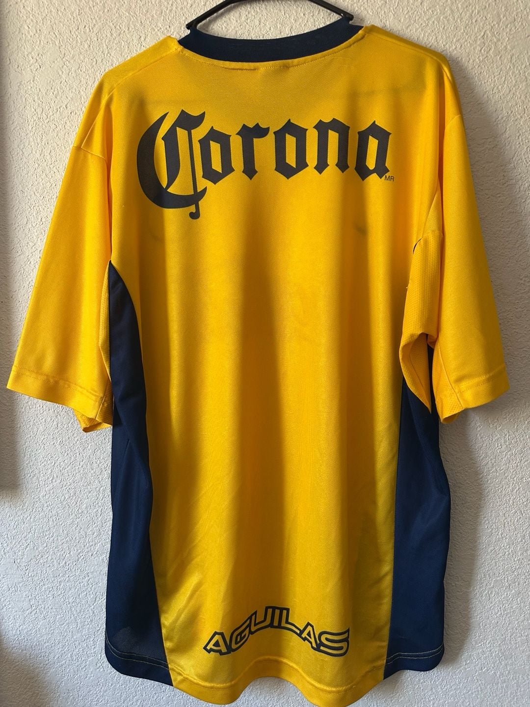 Vintage 2000-2001 Club América Home Soccer Jersey Coca-Cola Corona Sponsor 7
