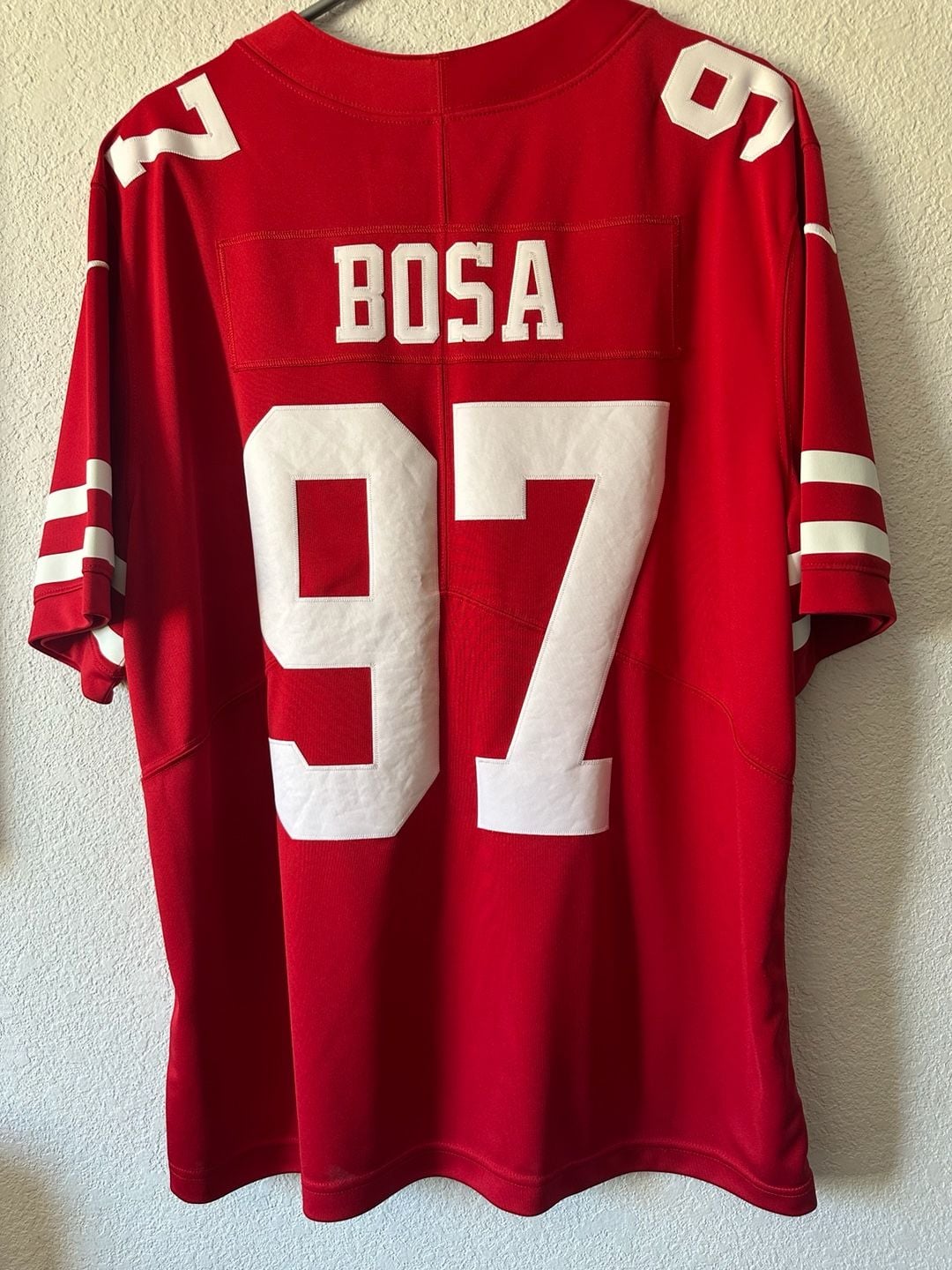 Men's Nike Nick Bosa San Francisco 49ers Vapor Untouchable Limited Jersey Size XL 8