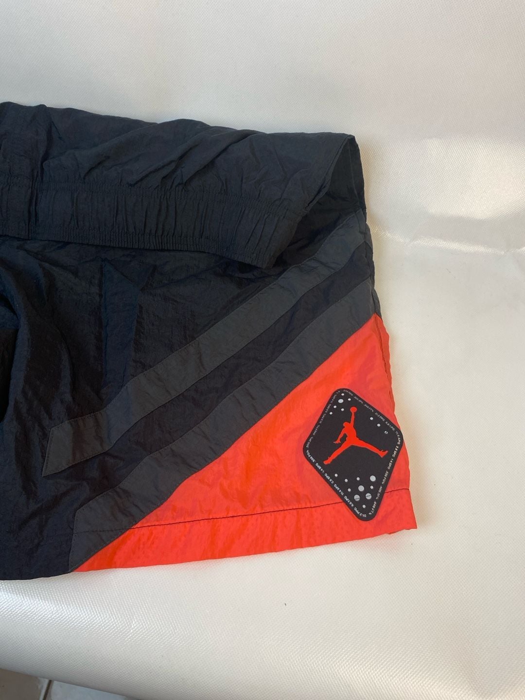 Nike Air Jordan Retro AJ6 Legacy Nylon Mesh Lined Shorts Black/Infrared 2 XL 5