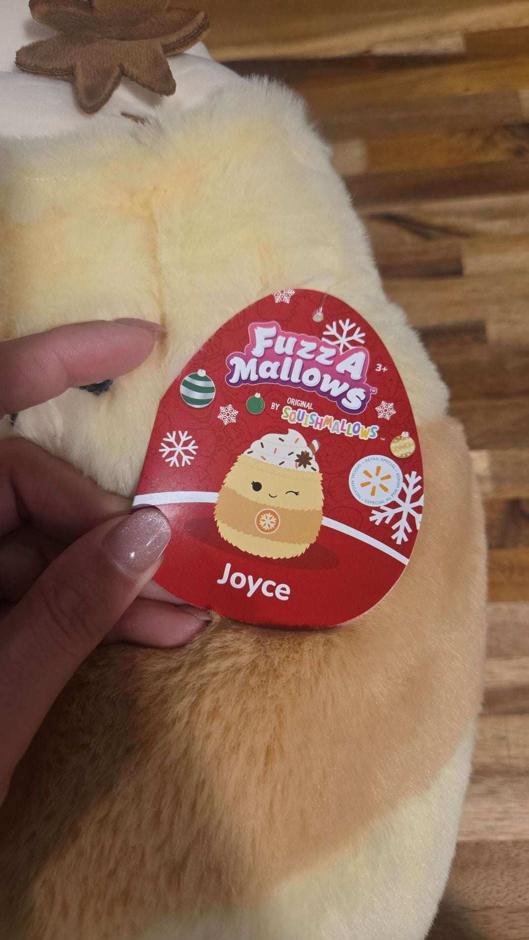 NEW 2025 Squishmallows Fuzz-A-Mallows JOYCE the COFFEE WALMART ONLY 12INCH 2