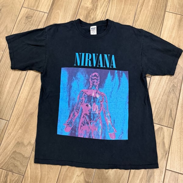 Vintage 1992 Nirvana Sliver Double Sided Band T-Shirt
