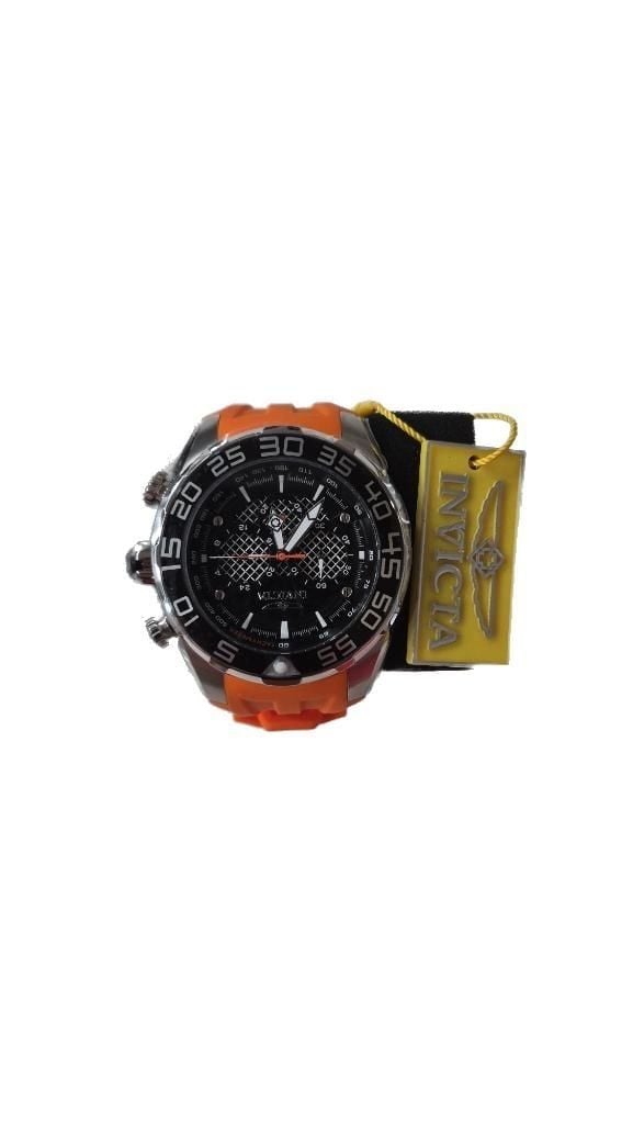 Invicta Speedway Men's 50mm Chronograph Watch with Orange Silicone Strap (Model 26297) 3