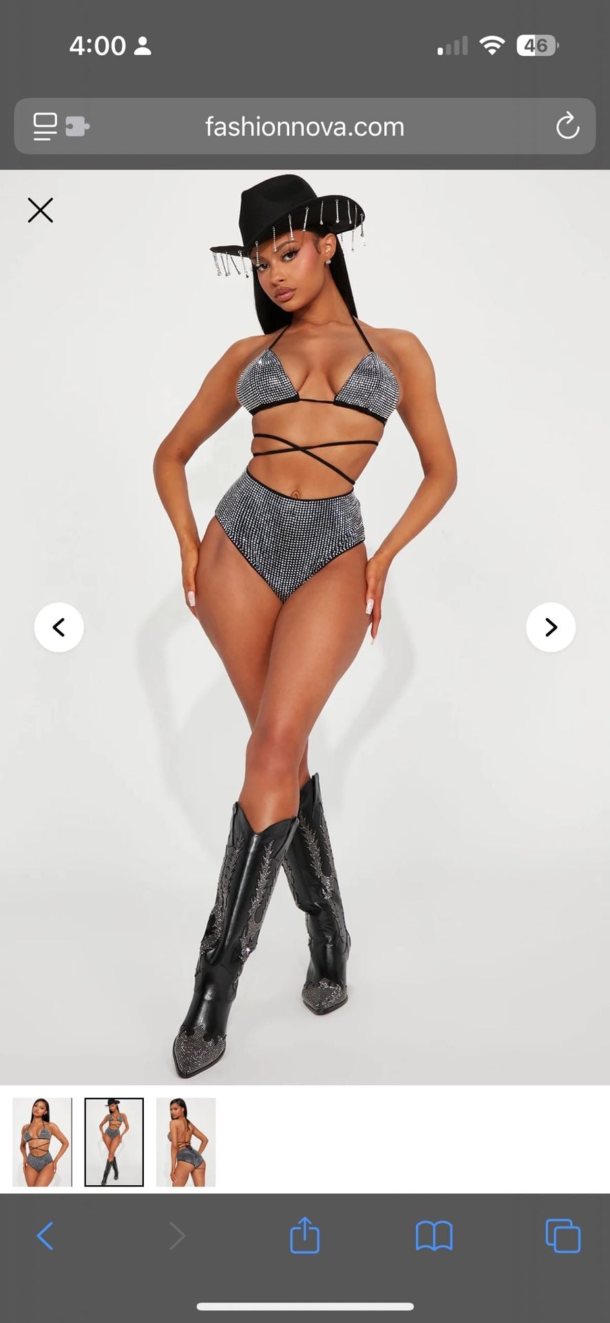 Let's Dance All Night 2 Piece Dance Set - Black 1