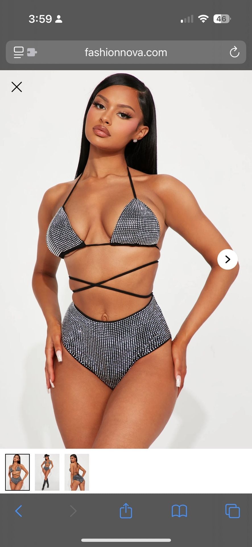 Let's Dance All Night 2 Piece Dance Set - Black 2