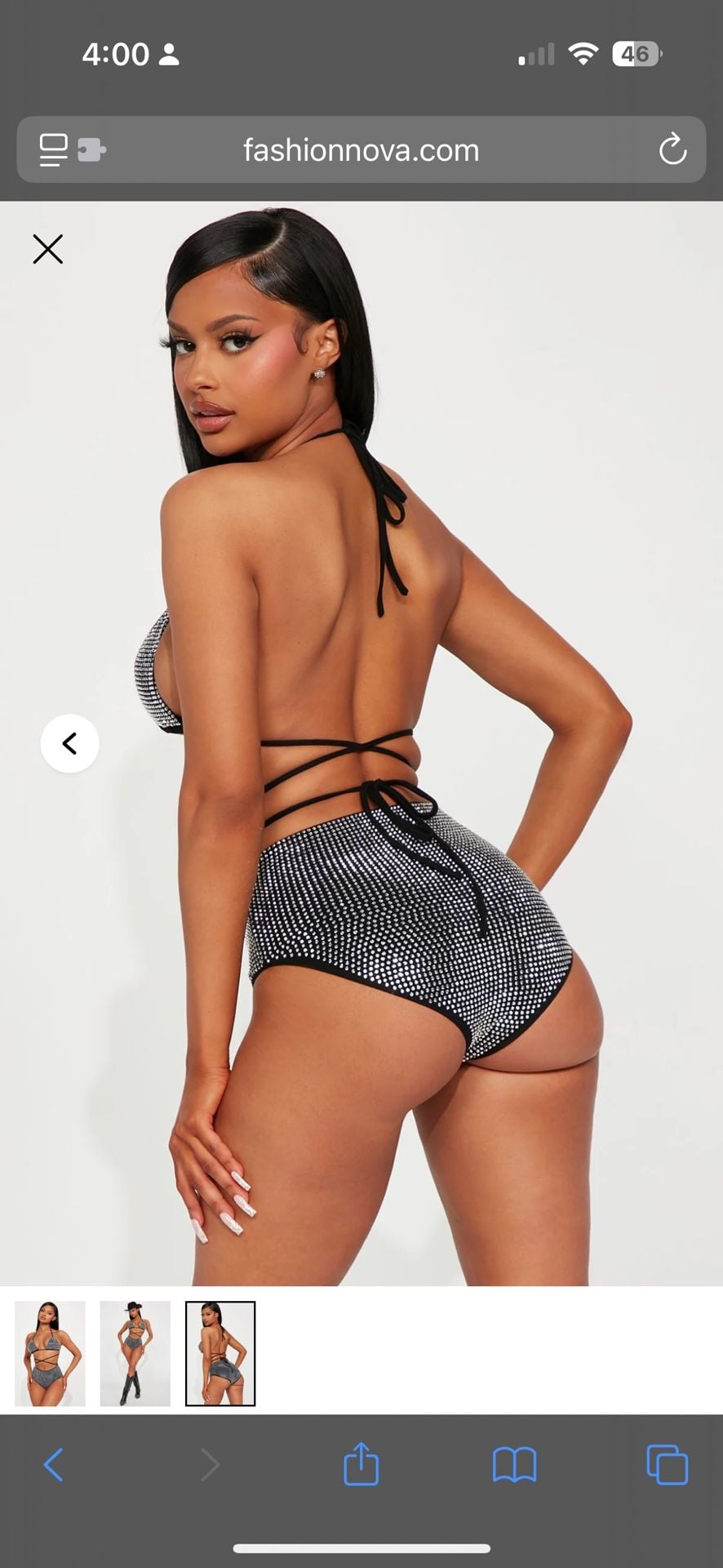 Let's Dance All Night 2 Piece Dance Set - Black 3
