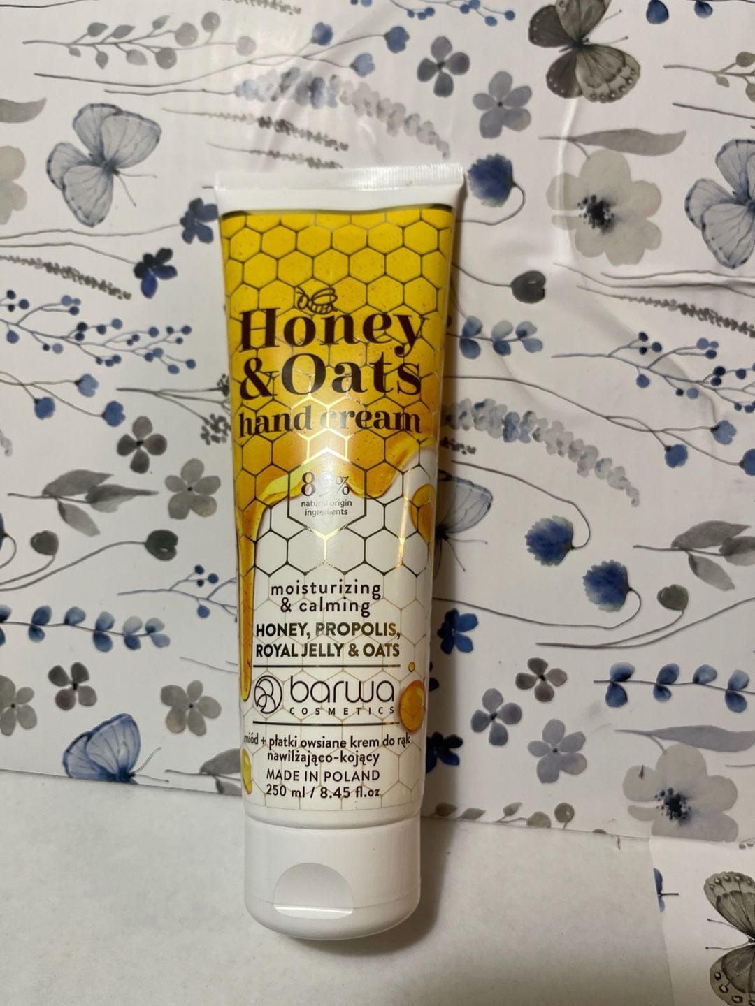Barwa Cosmetics Honey & Oats Moisturizing & Calming Hand Cream 250ml 6