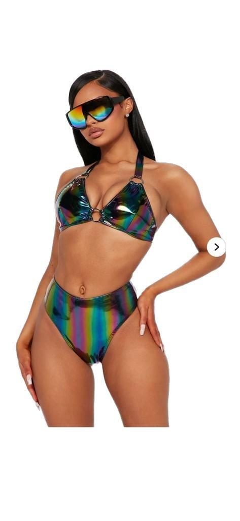 Find Me At Kinetic Field Dance Bra Top - Multi Color 1