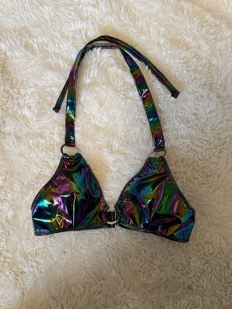 Find Me At Kinetic Field Dance Bra Top - Multi Color 4
