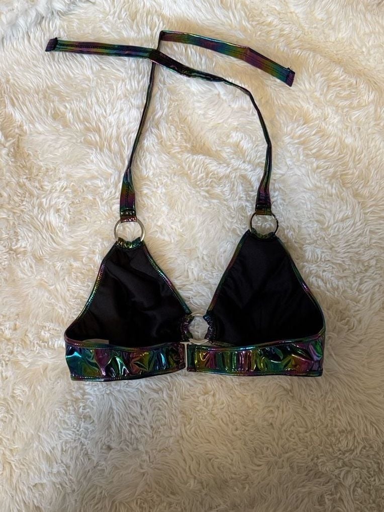Find Me At Kinetic Field Dance Bra Top - Multi Color 5