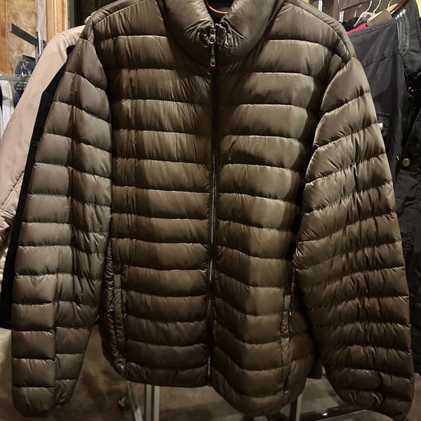 Hawke & Co. Sport Men's Lightweight Packable Performance Puffer Jacket Olive L