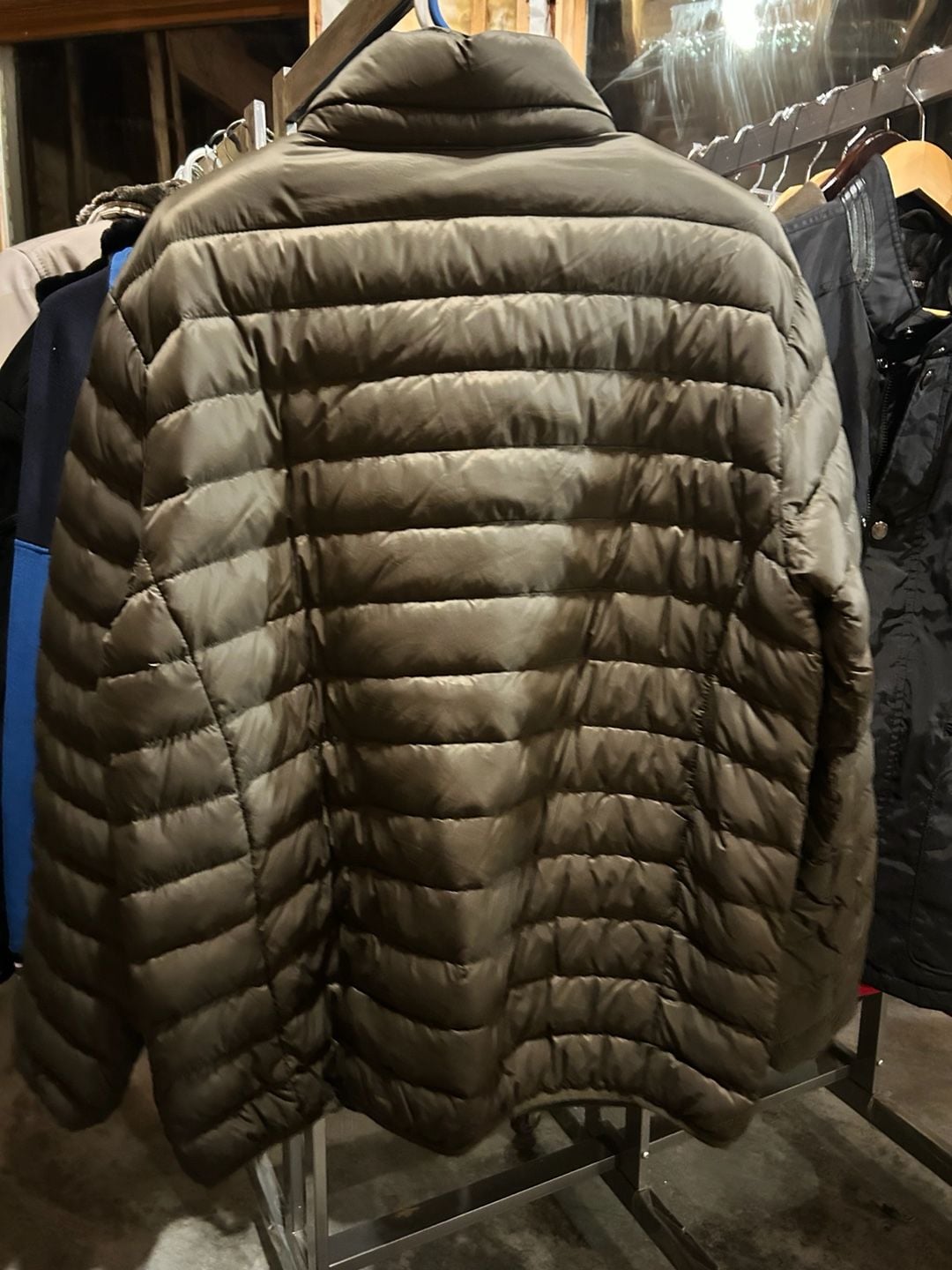 Hawke & Co. Sport Men's Lightweight Packable Performance Puffer Jacket Olive L 7