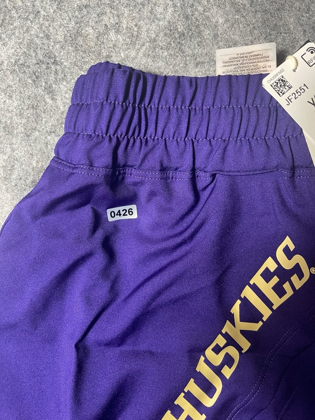 adidas Women's Washington Huskies D4T Woven 3" Shorts 5